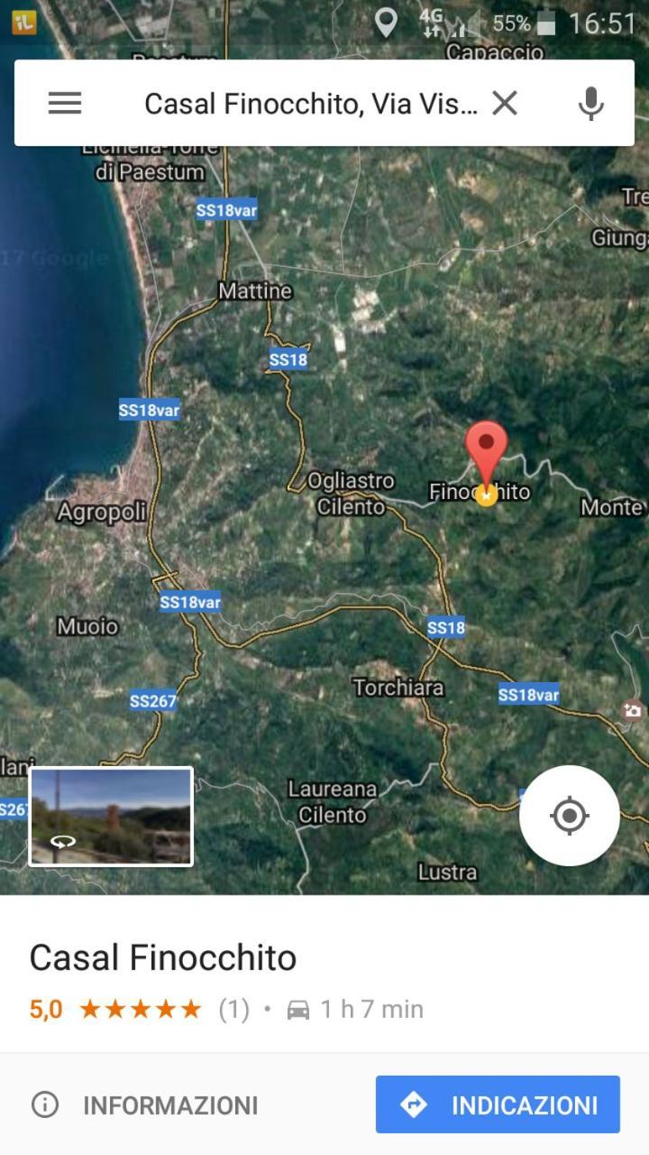 Vila Casal Finocchito Ogliastro Cilento Exteriér fotografie
